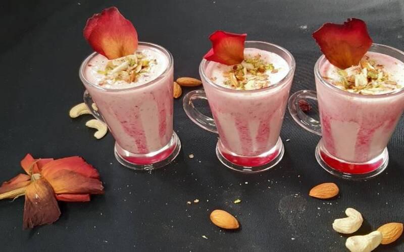gulkand-milkshake