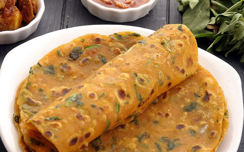 methi-thepla