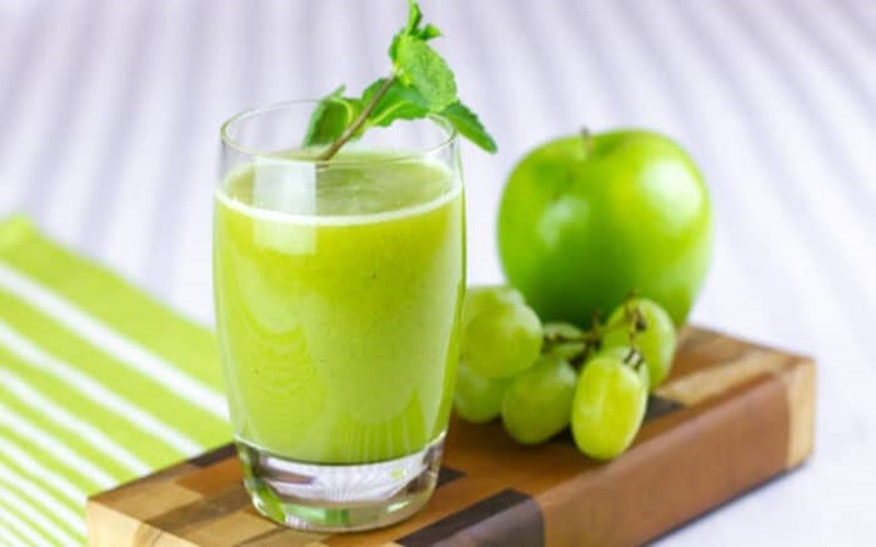 Green Grape And Apple Juice