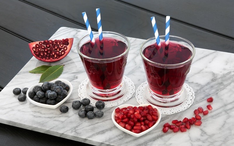 Pomegranate Blueberry Juice