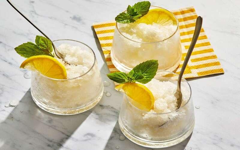 lemon-and-mint-granita