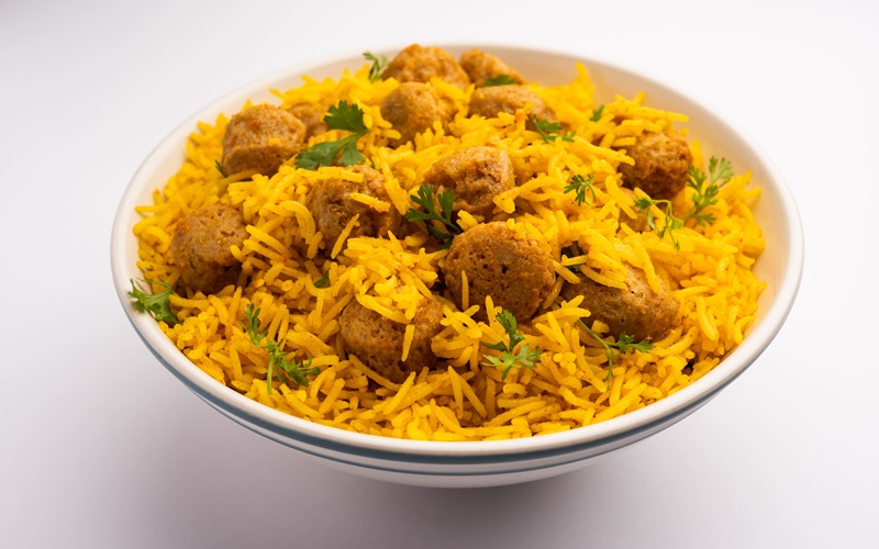 soya-chunks-biryani