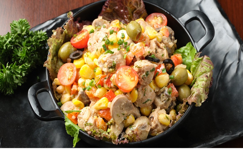 soya-chunks-salad