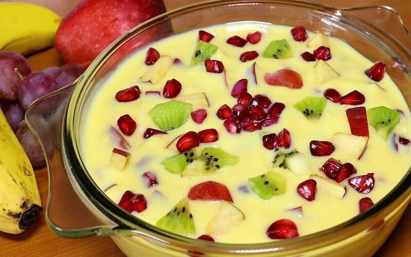fruit-custard