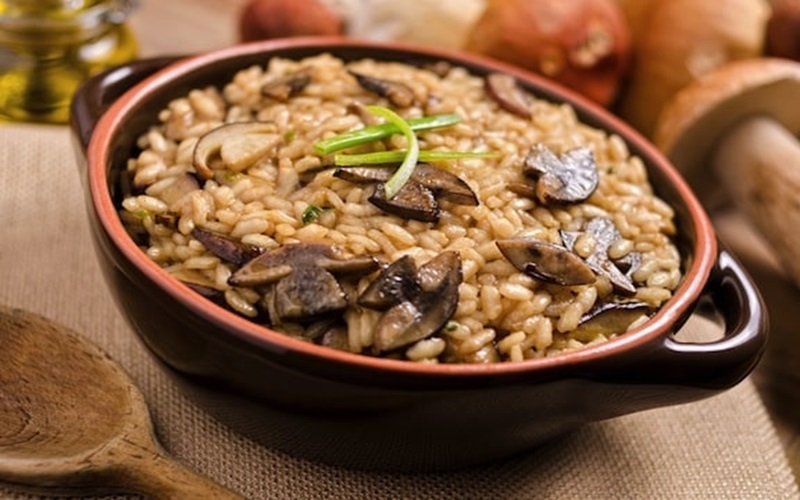 brown-rice-with-mushroom
