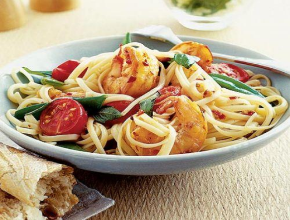 Butter-Chili-Prawns-Pasta
