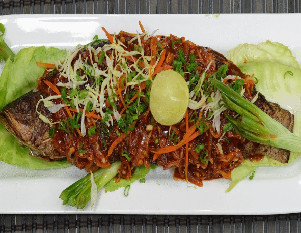 Chili-Fish-with-ginger-garlic-sauce
