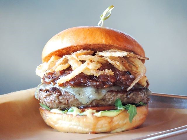 Egg Burger At The Burger Town