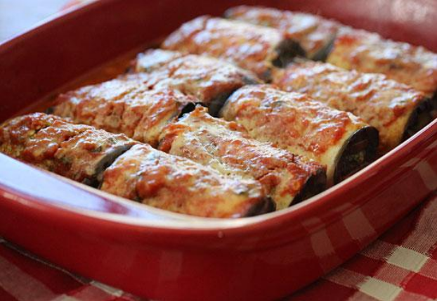 Eggplant-rolls-with-spinach-and-ricotta