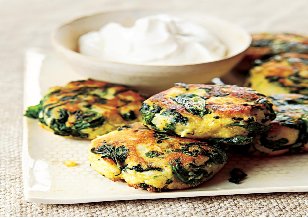 Fresh-Spinach-and-Potato-Fritters