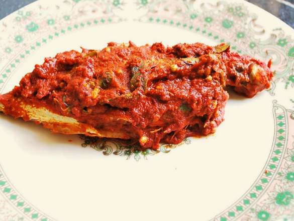 Hyderabad-Mackerel-fish-fry-with-gravy