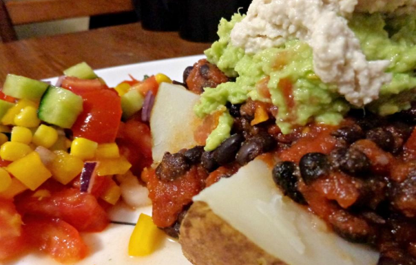 Jack-Potato-With-Corn-And-Tomato-Salsa