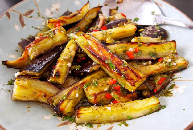 Marinated-eggplant