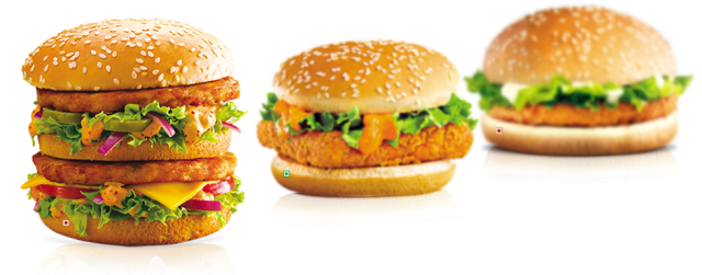 Paneer Maharaja Burger At The Burger Towncafe Metro 35