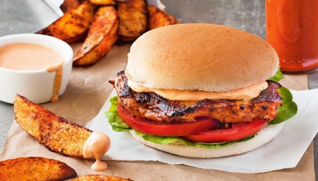 Peri Peri Burger At Super Donuts