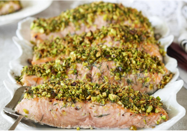 Pistachio-Crusted-Salmon