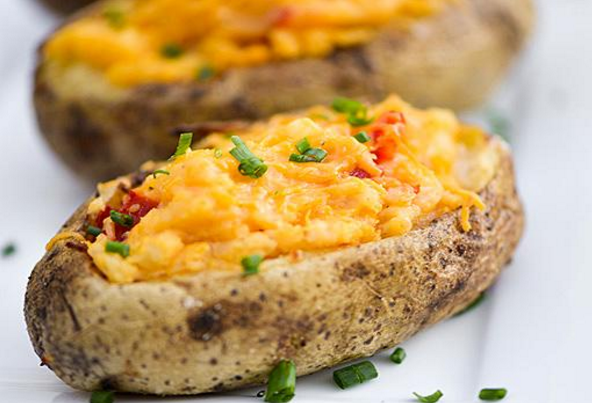 Potato-With-Cheese-And-Seasoning