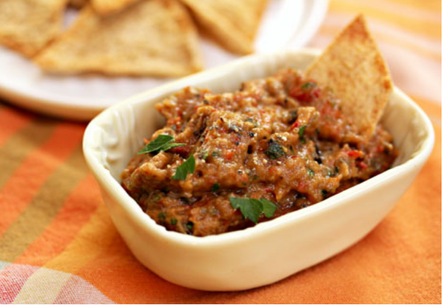 Roasted-eggplant-dip