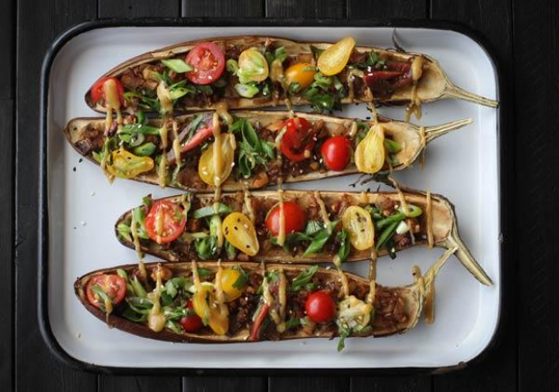 Stuffed-miso-eggplant