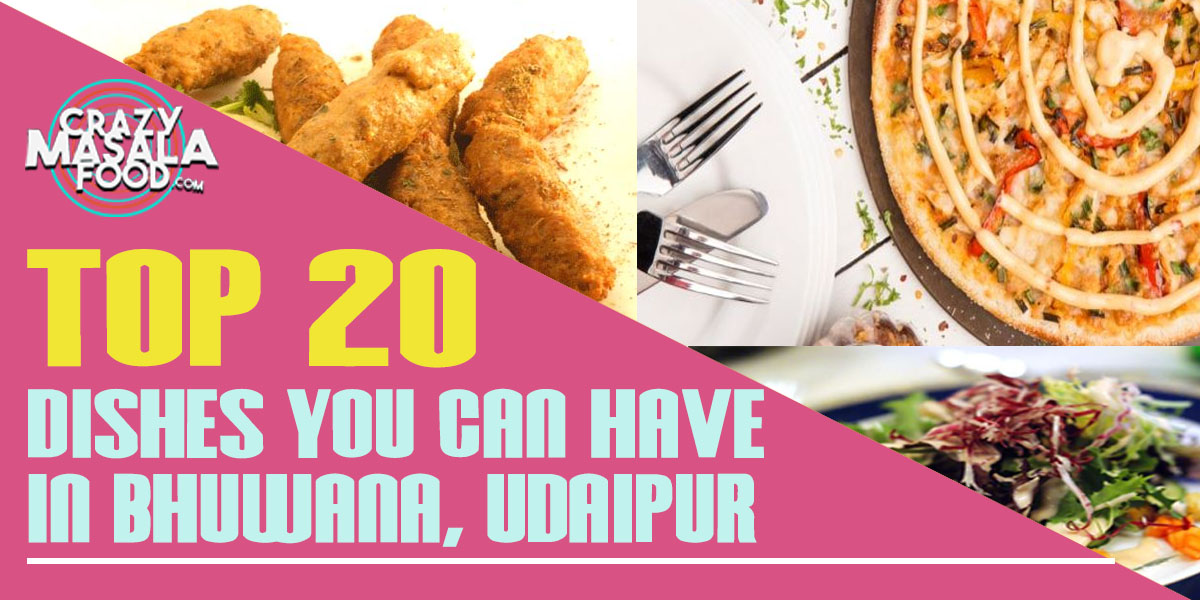 Top 20 Dishes You Can Have In Bhuwana, Udaipur