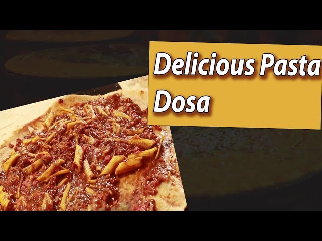Anand Stall in Mumbai Specialized In Delicious Pasta Dosa
