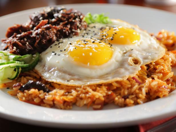 beef n kimchi fried rice