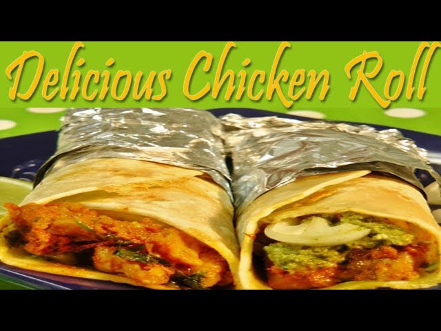 Delicious Chicken Roll In Punjabi Chicken Corner!