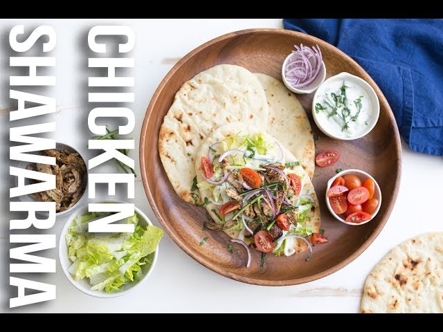 Delicious Chicken Shawarma In Roll Hut!