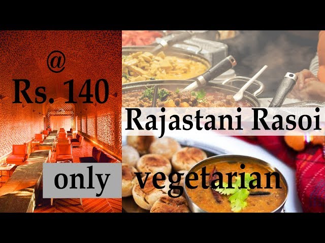 Delicious Dal Baati And Jaipuri Gatta At Rajastani Rasoi!