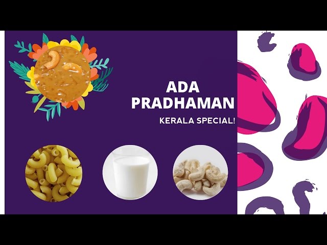 How To Make Ada Pradhaman – Kerala Onam Recipe One Minute Video