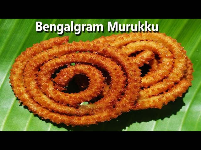 How To Make Bengalgram Murukku – One Minute Video