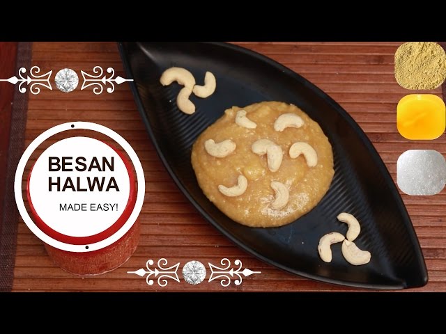 How To Make Besan Halwa – Quick One Minute Video
