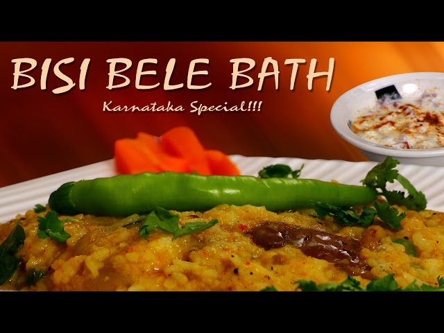 How To Make Bisi Bele Bath – One Minute Video