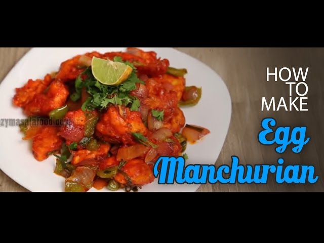 How To Make Egg Manchurian – One Minute Video