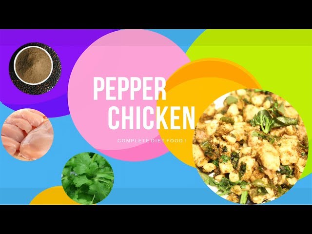 How To Make Pepper chicken Recipe – One Minute Video | Crazy Masala Food