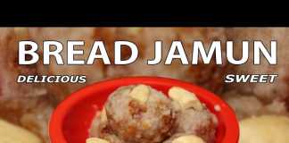 How To Make Tasty Bread Jamun – One MInute Video