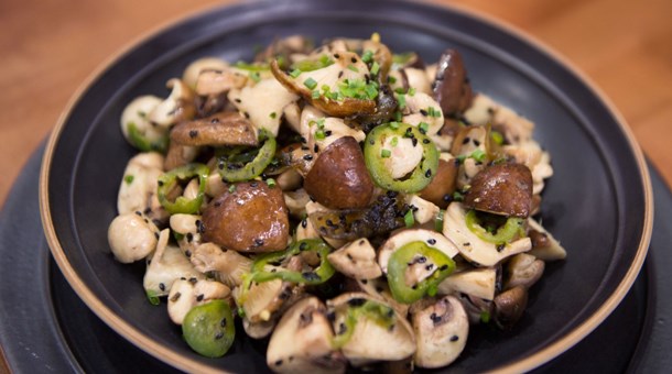 sesame-mushroom