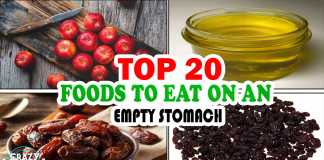 top 20 food to eat on an empty stomach